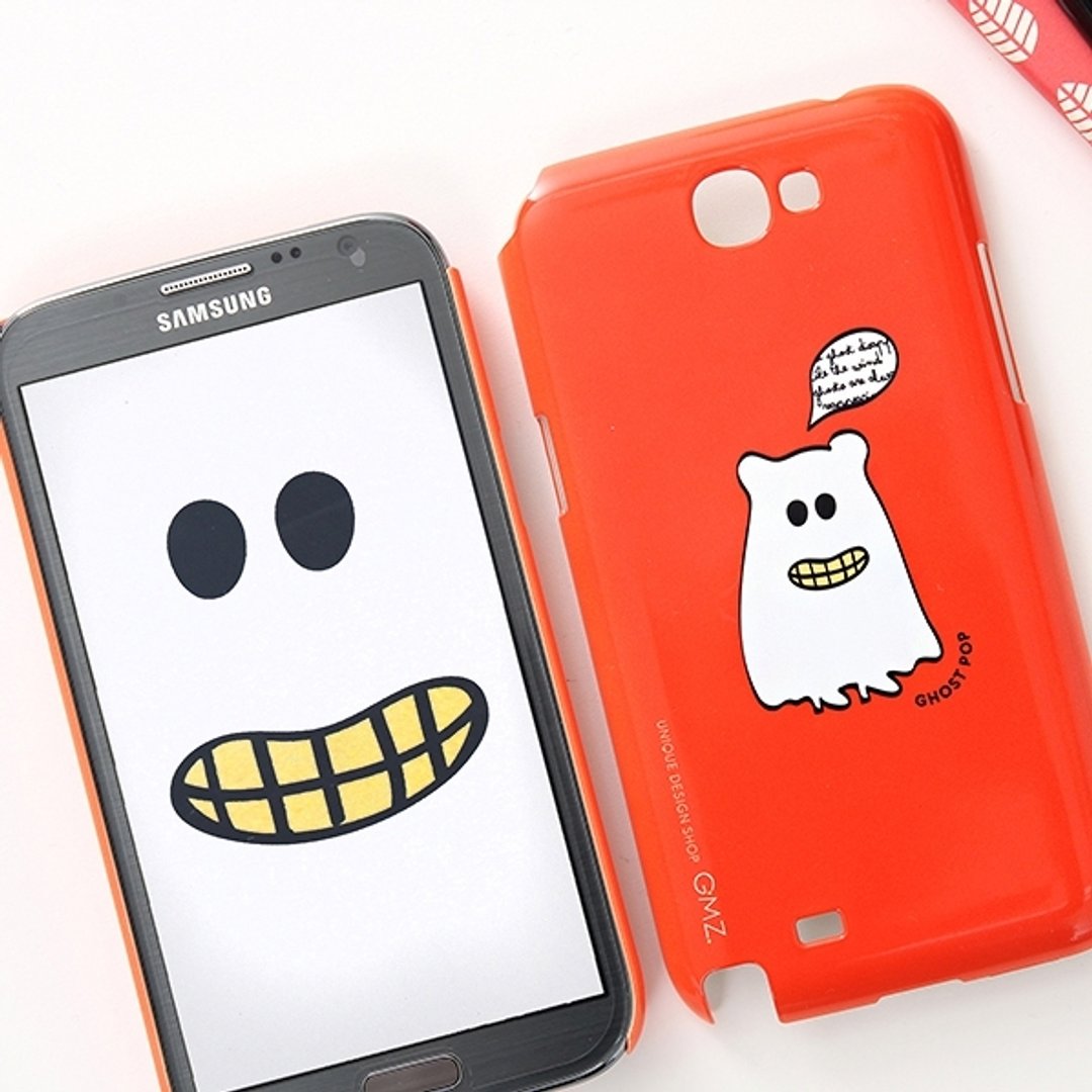 Dessin x GMZ-Locky Galaxy note2手机壳-ghost(红),GMZ44940 - 手机壳/手机套 - 塑料 红色