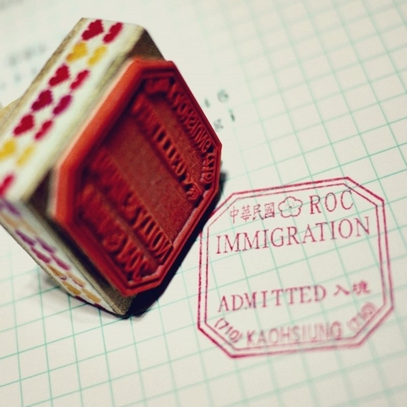 出入境章 x 喜帖 x 婚礼小物 x 谢卡 x 伴手礼适用 - 喜帖 - 木头 