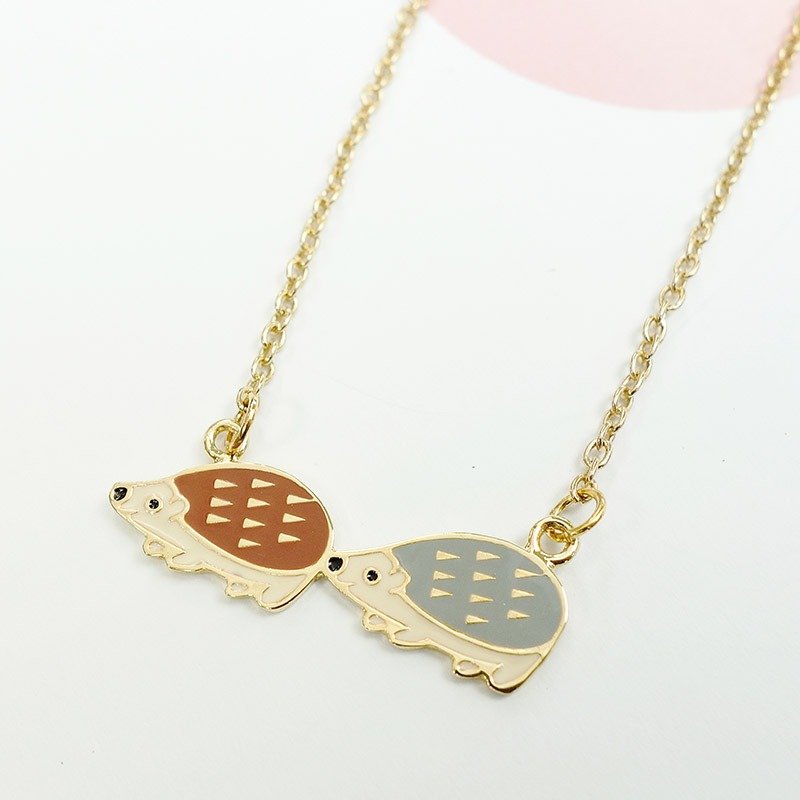 刺猬快跑 手作迷你项链 - 项链 - 其他金属 