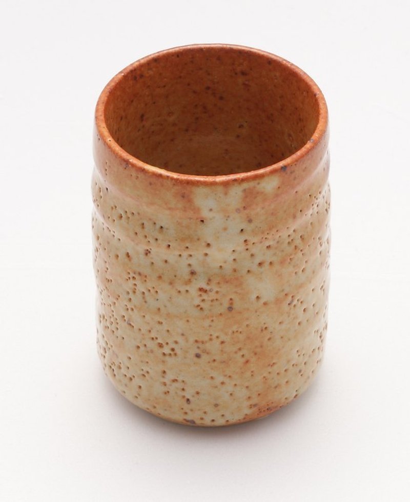 志野茶杯 - 茶具/茶杯 - 其他材质 橘色