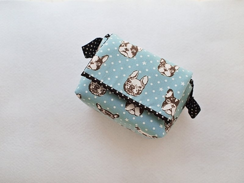 hairmo。法斗简约活动扣带相机包拉链款-水蓝(类单眼/拍立得) - 相机包/相机袋 - 其他材质 蓝色