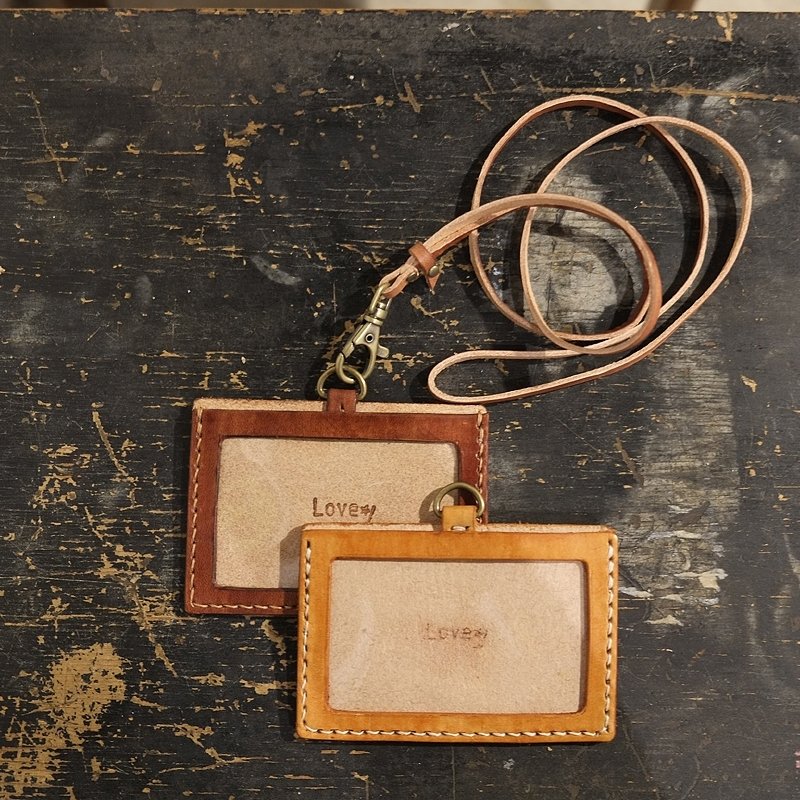 识别证证件套悠游卡套车票夹-焦栗 - 证件套/卡套 - 真皮 咖啡色