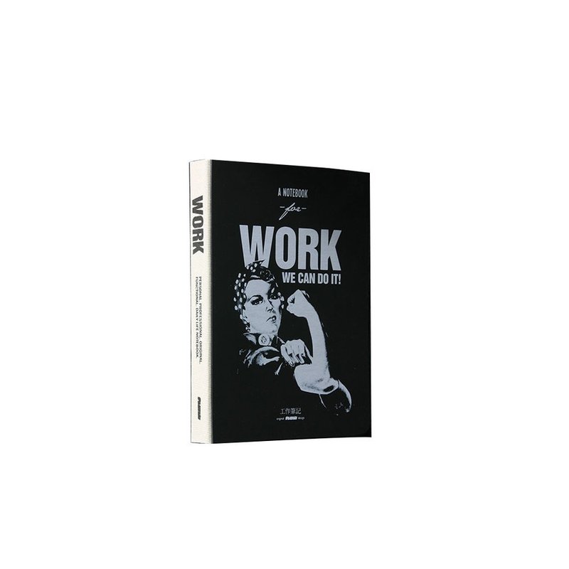 九口山Document2生活主题系列256page工作本-We Can Do It - 笔记本/手帐 - 纸 黑色