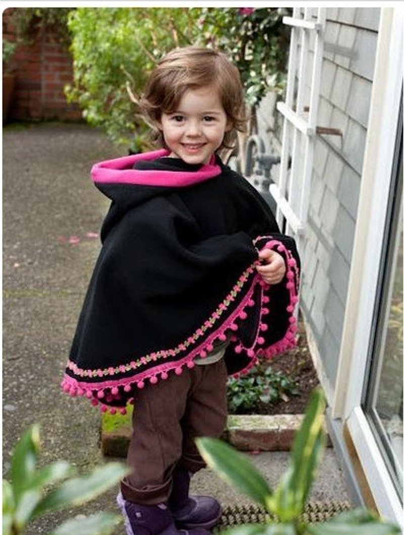 2014 秋冬 美国peri 手工披风斗篷--黑夜星光 - 其他 - 其他材质 黑色