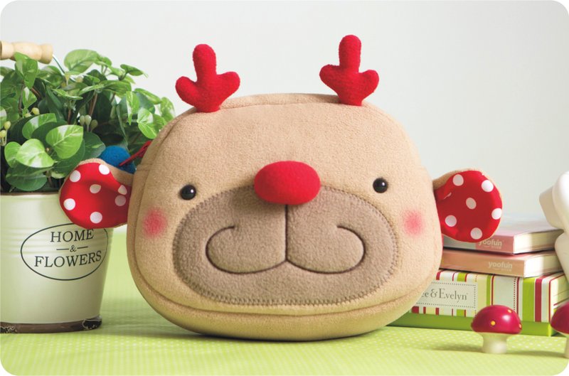 《Balloon》多功能收纳包-麋鹿桑 - 化妆包/杂物包 - 其他材质 金色