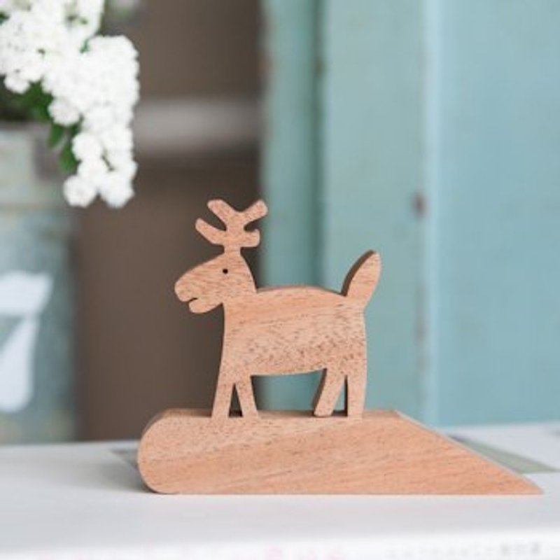 麋鹿门挡 - 摆饰 - 木头 咖啡色