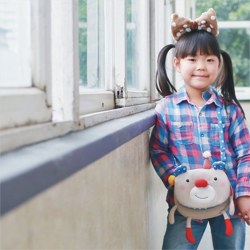 Balloon-小侧背包(宝贝熊) - 侧背包/斜挎包 - 其他材质 卡其色