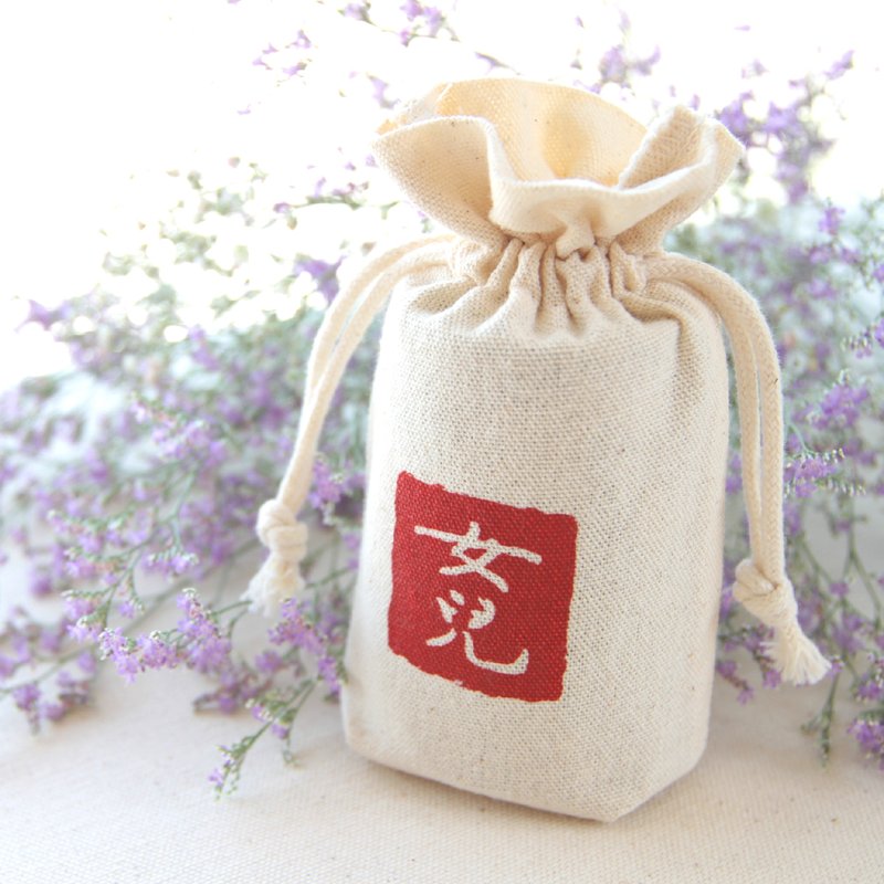 女儿 幸福小袋 / 婚礼小物 / 弥月周岁礼 10组 - 手足保养 - 其他材质 红色