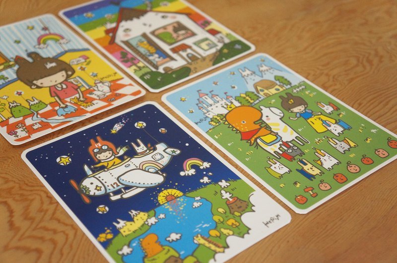 自由自在明信片组 - 卡片/明信片 - 纸 