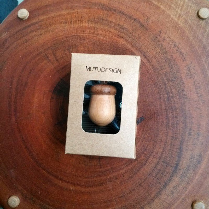 木作果实项炼(NS012) - 项链 - 木头 咖啡色