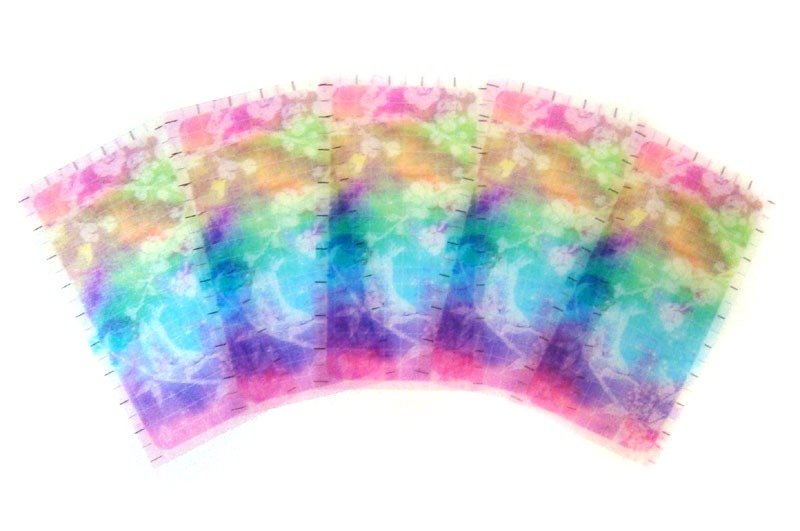 纸胶带分装片-水彩花鸟 - 卡片/明信片 - 塑料 多色