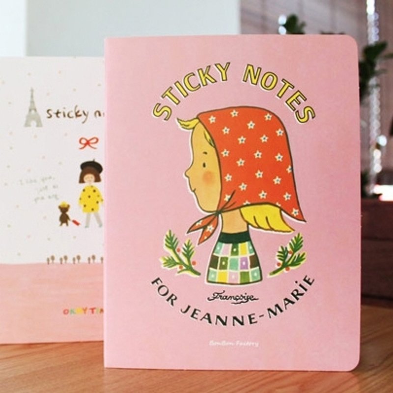 Dessin x 7321 Design-Francoise便利贴本,7321-66321 - 便条纸/标签贴 - 纸 多色