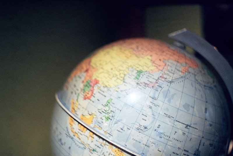 摄影 万用 明信片 - Travel系列 - 地球仪 - 卡片/明信片 - 纸 黑色