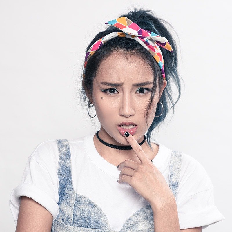 夏天尾巴 好烦小姐 发带 几何 - 发带/发箍 - 棉．麻 多色