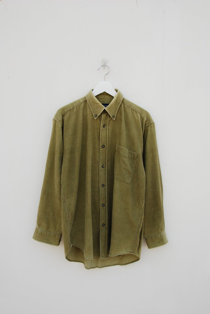 古着灯芯绒衬衫 - 女装衬衫 - 其他材质 