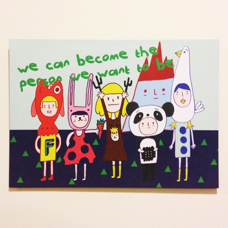 动物明信片 - 卡片/明信片 - 纸 多色