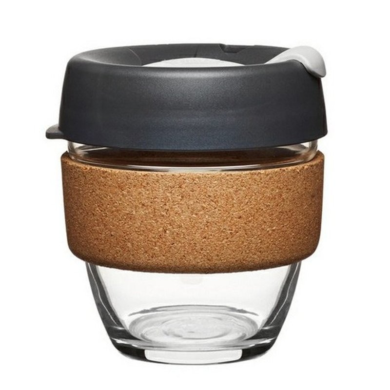 227cc【MSA 2014限量版KEEPCUP】(黑色)澳洲正品 KeepCup 玻璃随行杯 8oz咖啡杯 - 酒杯/酒器 - 玻璃 黑色
