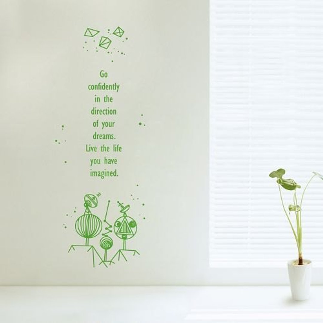 《Smart Design》/ 箴言系列 Quote / 方向 Directions / 无痕壁贴8色可选 - 墙贴/壁贴 - 其他材质 绿色