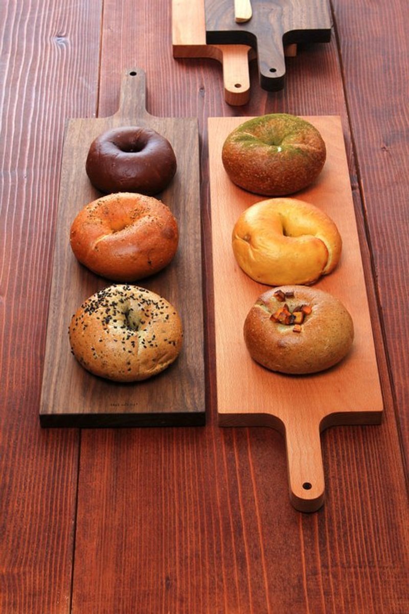 天然木餐板/切板Wooden breadboard-天然木のブレッドボード。 - 厨房用具 - 木头 咖啡色