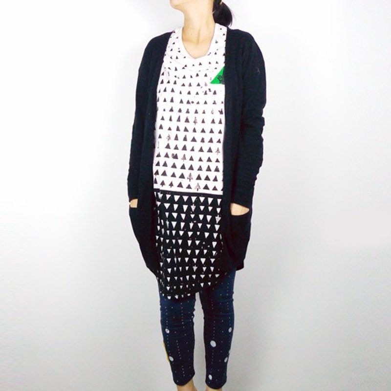 ：Urb.【小山露营】女/长椭圆附绳多穿款 (露营 野餐)   (  秋天 也适合  ) - 洋装/连衣裙 - 棉．麻 黑色