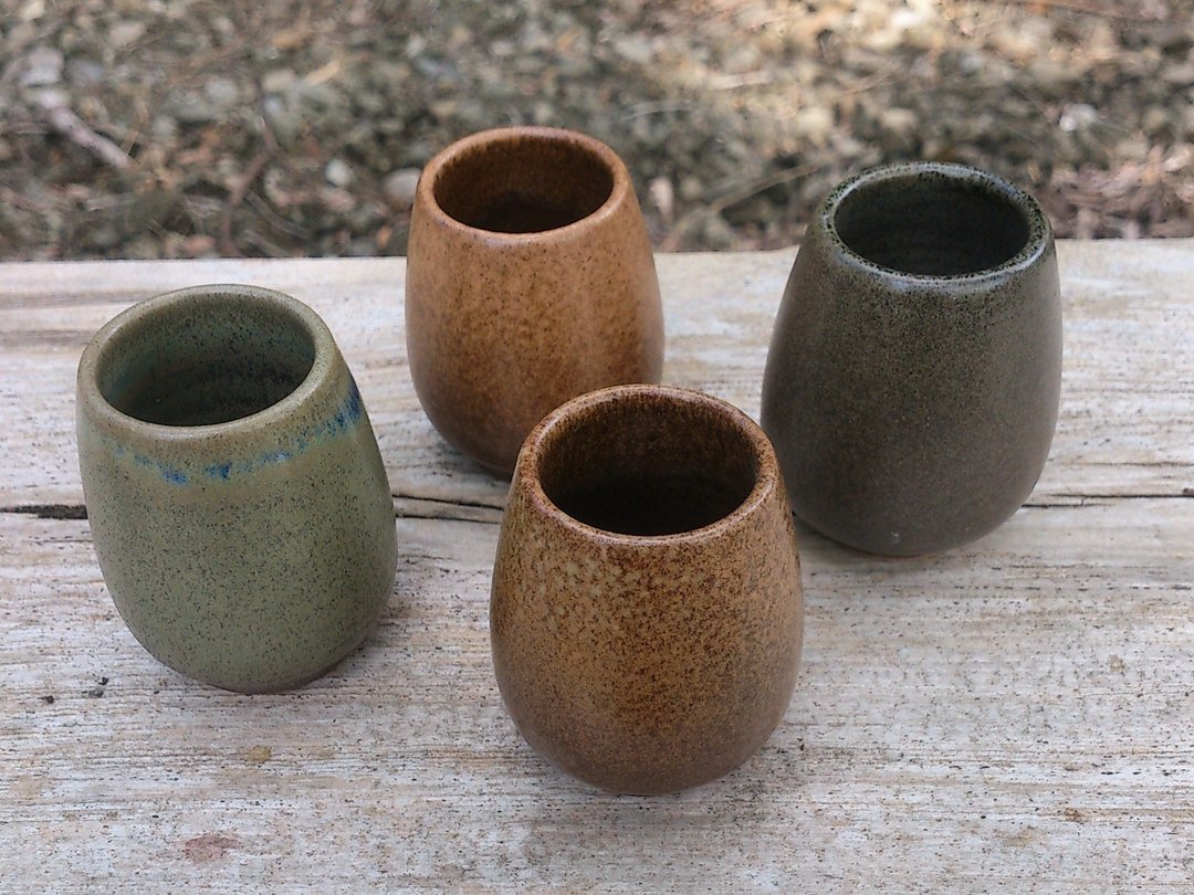 【添兴窑】闻香杯（不指定颜色） - 茶具/茶杯 - 其他材质 多色