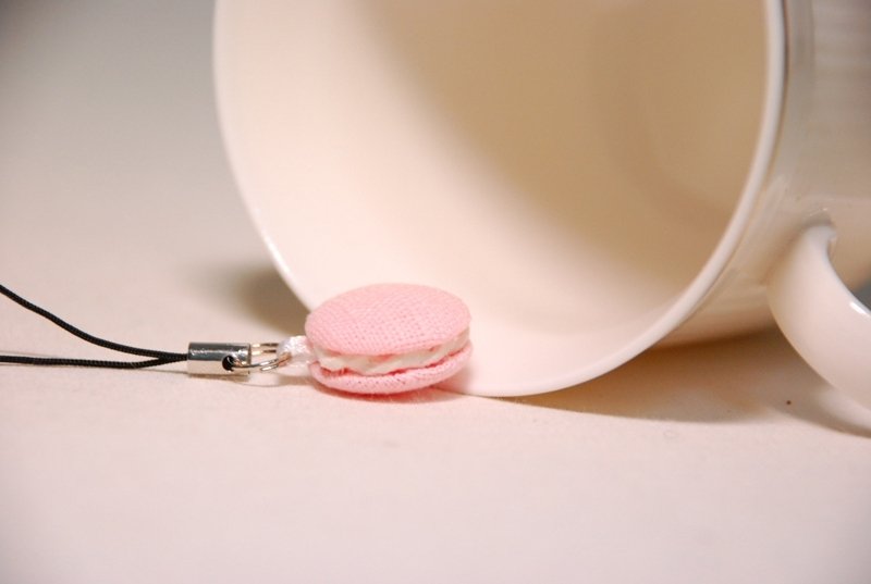 :: 猫公主 ::　马卡龙布作　　～ 迷 你 甜 心 x 2入　//设计师款/吊饰/防尘塞 - 其他 - 其他材质 多色