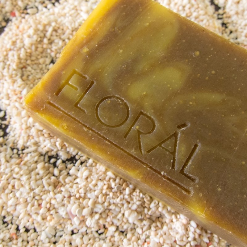 【FLORAL】手工皂系列-黄莲苦心手工皂 100g  - 肥皂/手工皂 - 其他材质 咖啡色