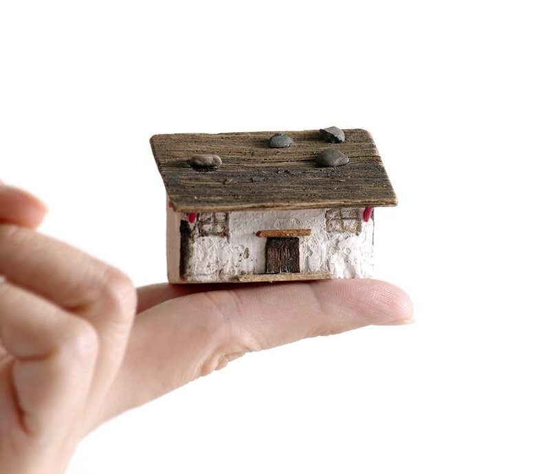 ▲老屋小房子 - 摆饰 - 木头 白色