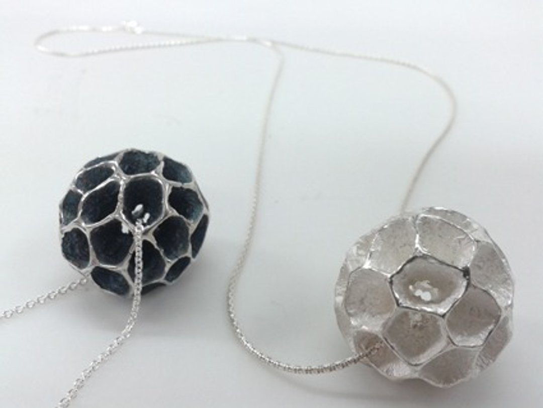 种子系列Seed collection 纯银坠(银白款)SDP001 设计师手工制品 - 项链 - 纯银 