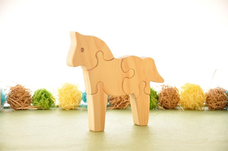 原木木制拼图 - 其他 - 木头 咖啡色