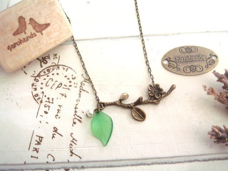 garohands 梅花开了手作短炼 /日系 / 杂货 / 手作 饰品 / 疗愈系 - 项链 - 其他金属 