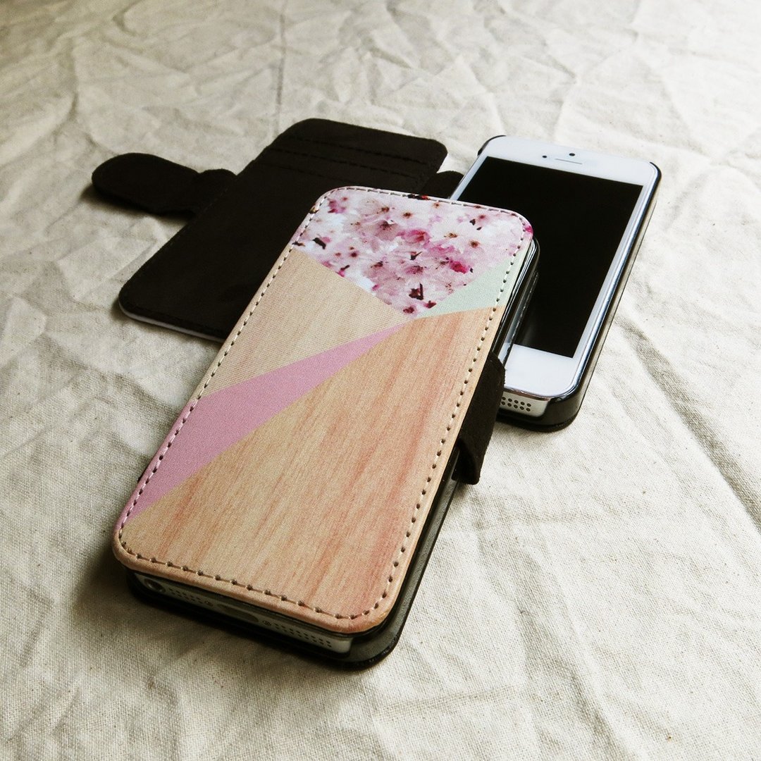 OneLittleForest - 原创手机保护套-  iPhone 5, iPhone 5c, iPhone 4- 樱花 - 手机壳/手机套 - 其他材质 粉红色