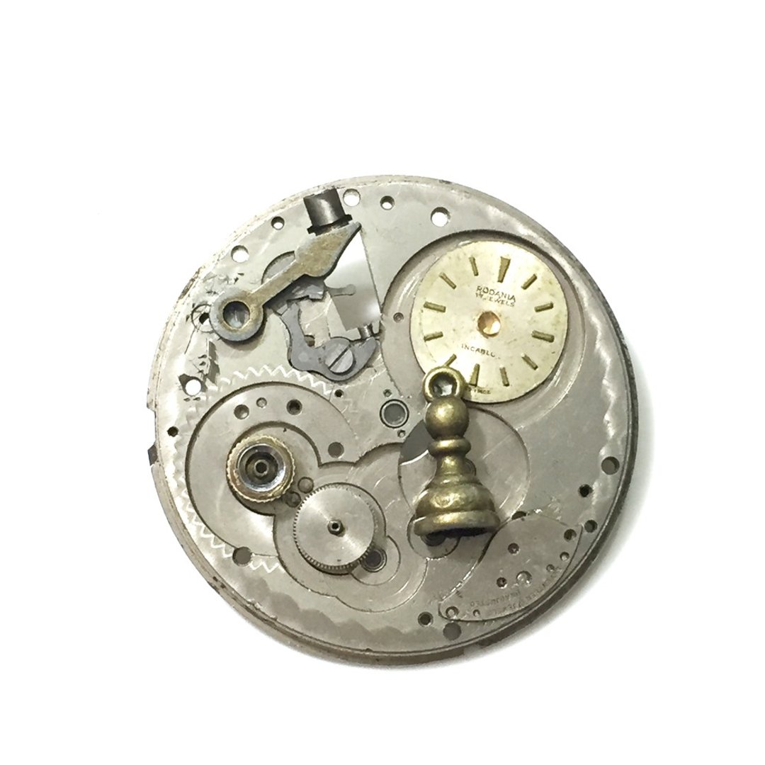 Steampunk 蒸汽庞克风格 机芯怀表 chess 别针 - 胸针 - 其他金属 灰色