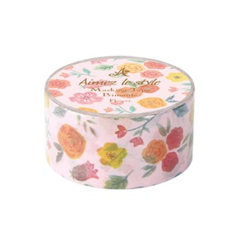 Aimez le style 纸胶带-花朵 (A03478) - 纸胶带 - 纸 粉红色