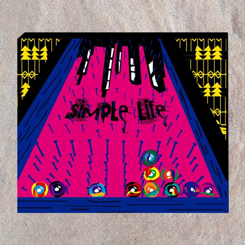 挂画画作 憧憬与现实的矛盾 - 画框/相框 - 其他材质 多色