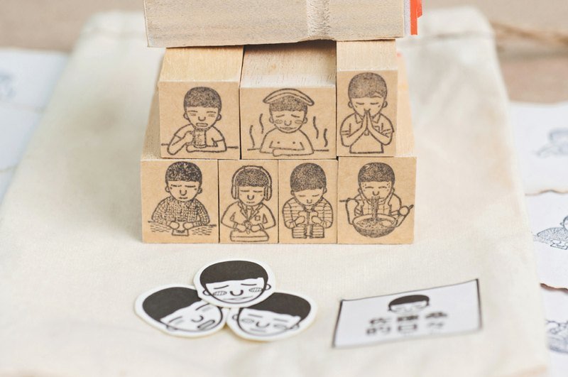 [印章]好日推好物限定组合：佐藤桑在做什么全系列 - 其他 - 木头 