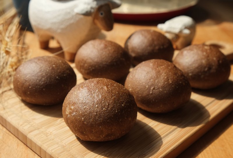 黑麦巧克力 (4个) - 面包/吐司 - 新鲜食材 黑色