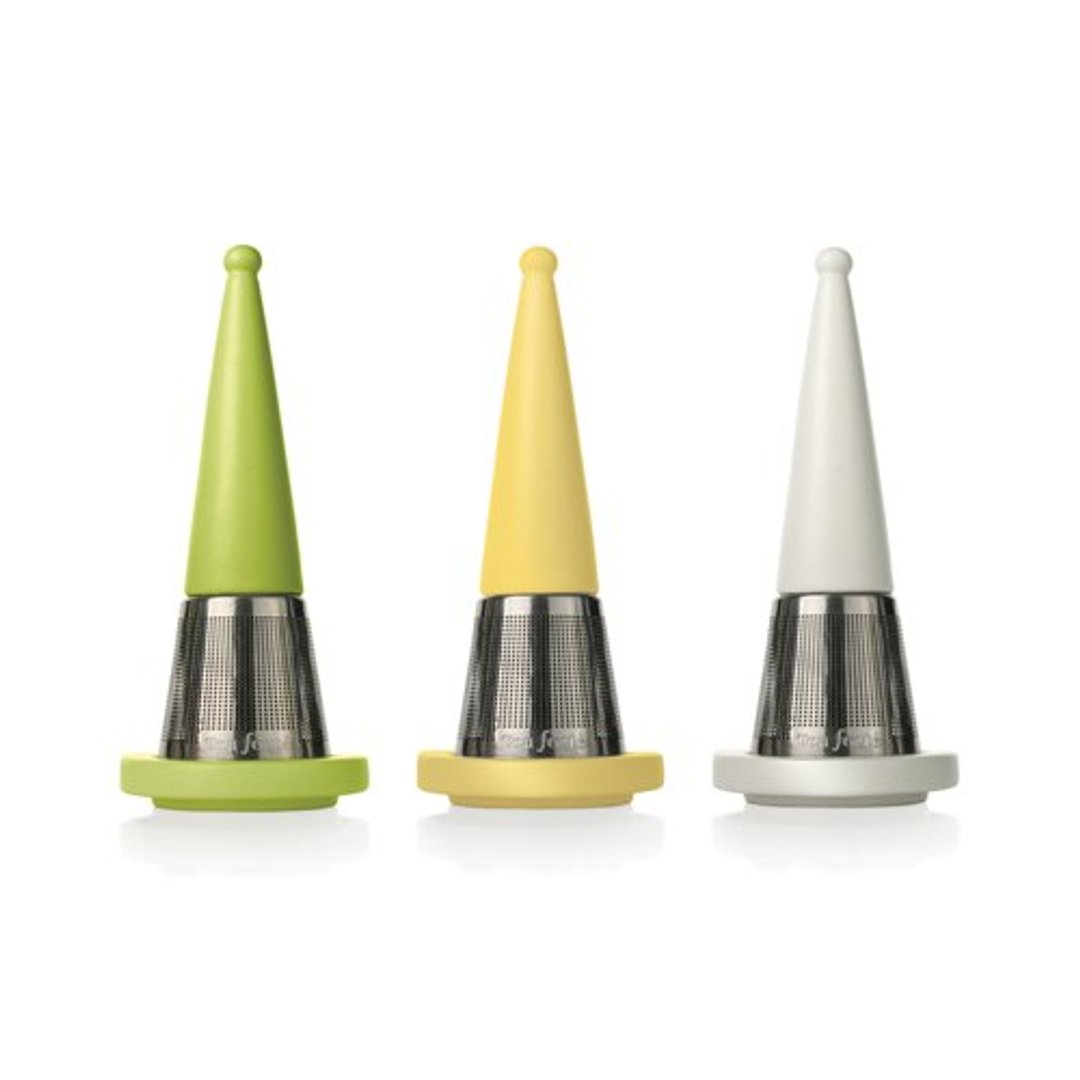 Tea Forte 露思锥型茶叶滤器 - 茶具/茶杯 - 瓷 黄色