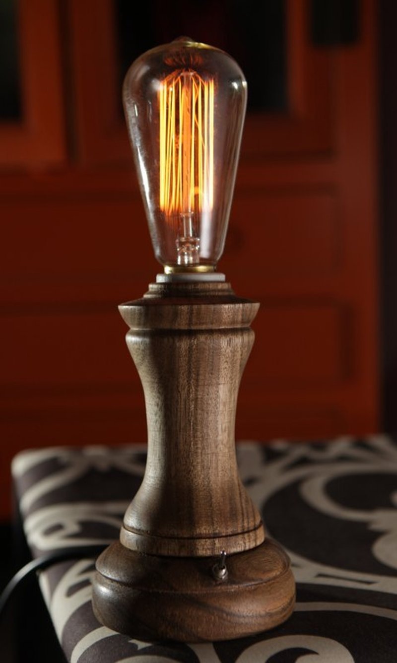 复古爱迪生灯 - 灯具/灯饰 - 木头 
