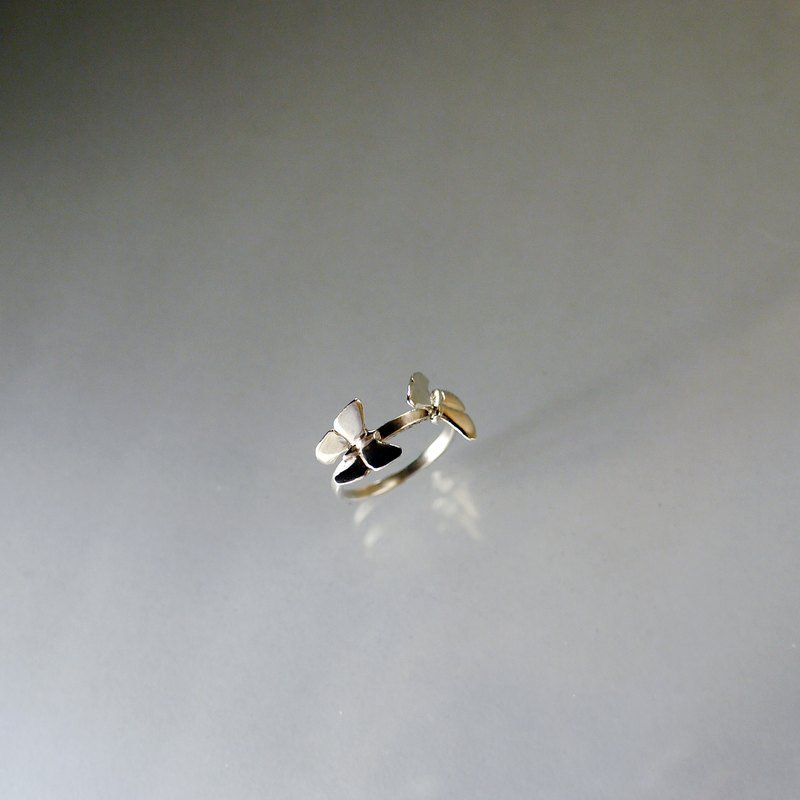 蝴蝶细语925纯银Choccy - 戒指 - 其他金属 灰色