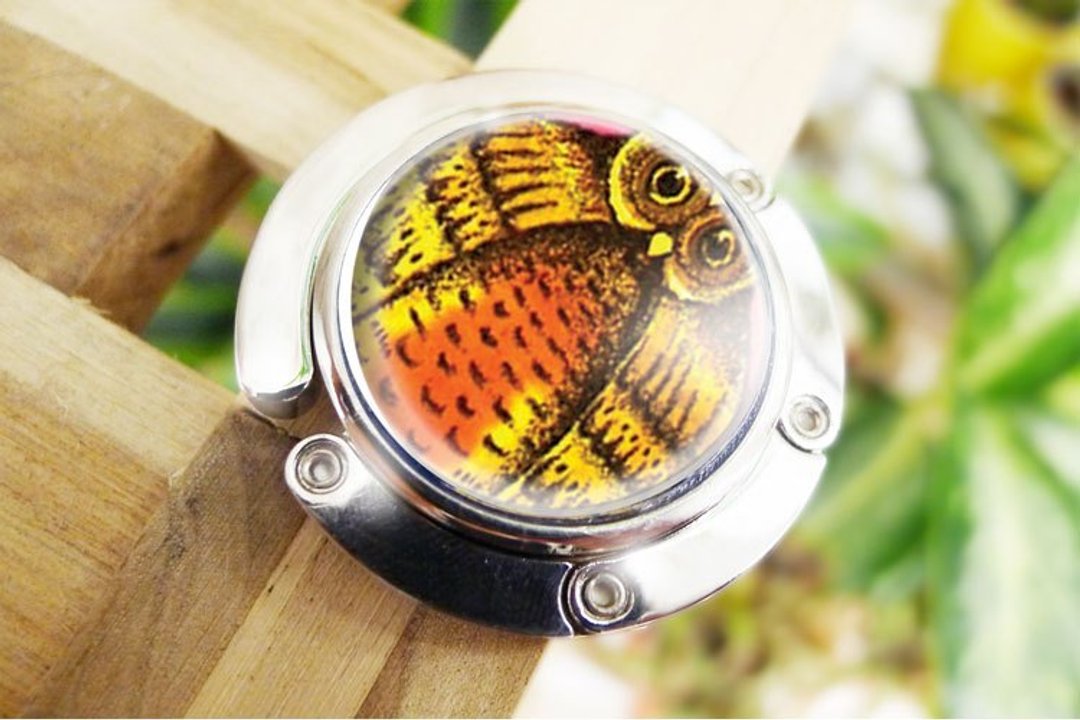 可爱猫头鹰 - 包包挂钩/配件饰品/生日礼物【Special U Design】 - 其他 - 其他金属 橘色