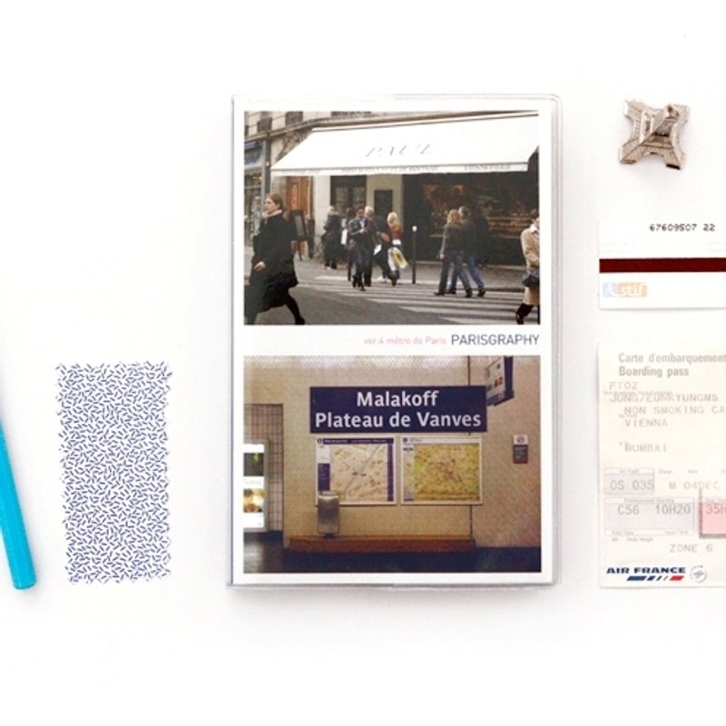 Dessin x Indigo-第四代巴黎时光写真日记本-Basic,IDG76854 - 笔记本/手帐 - 纸 多色