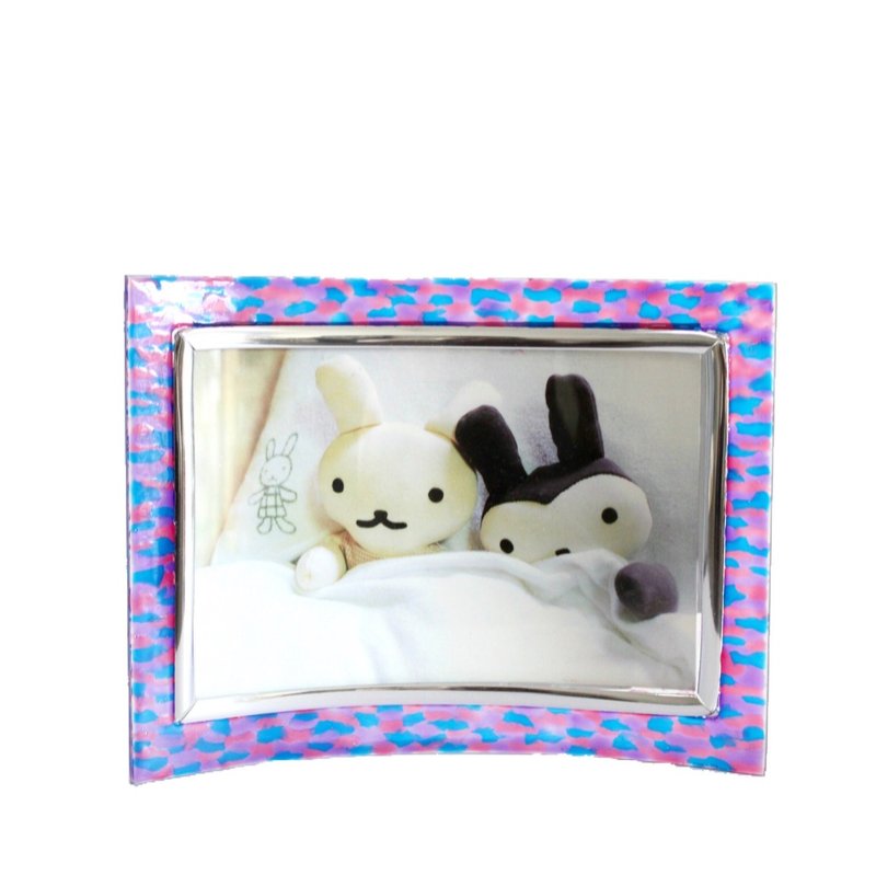 幻彩乐园│薰衣草紫x宝蓝 手绘油画风玻璃相架 创意手工礼物 - 画框/相框 - 玻璃 紫色