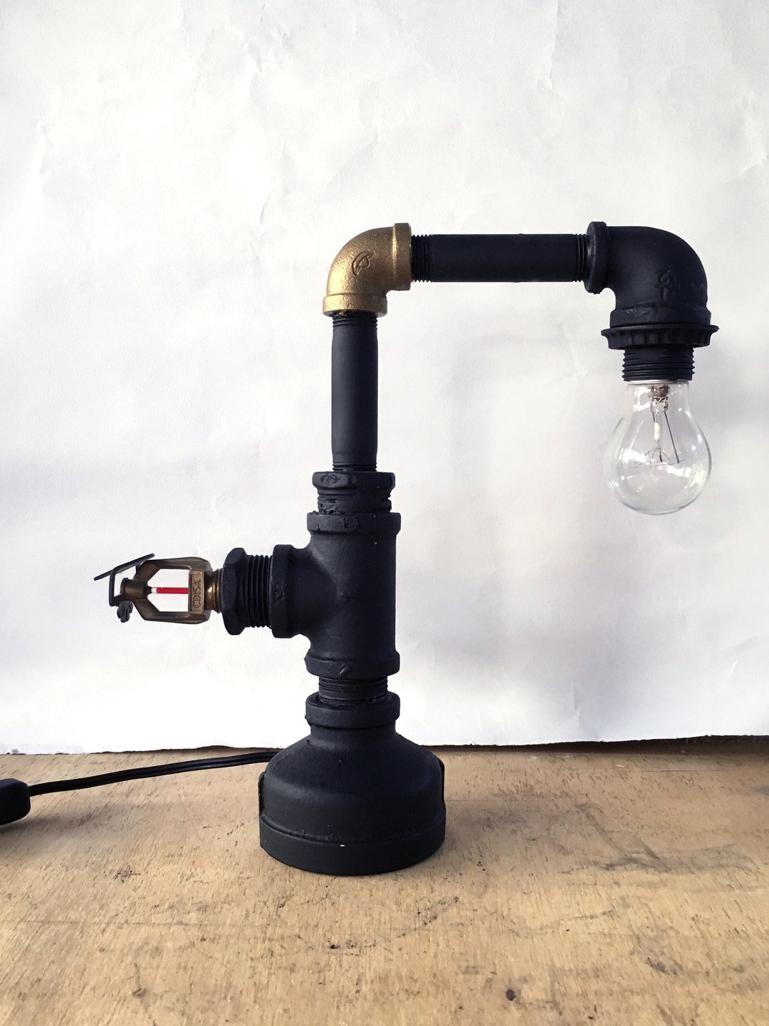 铜管台灯 手作台灯 复古 LOFT 工业风 - 灯具/灯饰 - 其他金属 