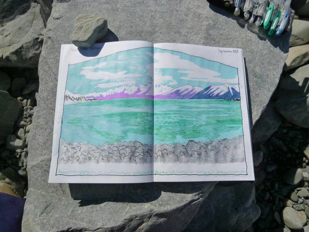 Liuyingchieh YHA Lake Tekapo 新西兰蒂卡波湖青年旅馆明信片 - 卡片/明信片 - 纸 多色