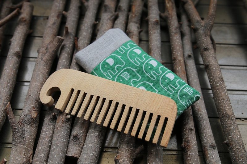 天然手制桧木舒压梳 - 其他 - 木头 