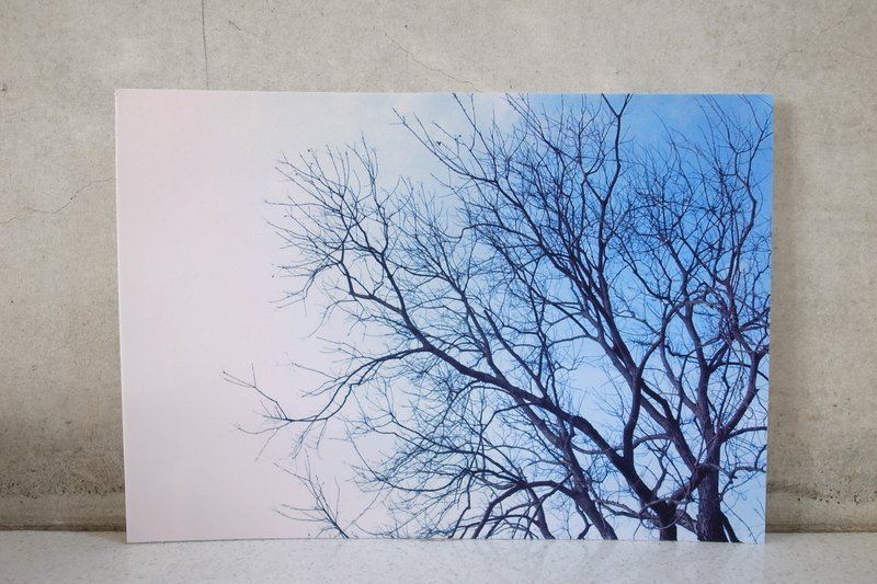 枯木&CryWood手作明信片【017】─你枯了吗 - 卡片/明信片 - 纸 蓝色