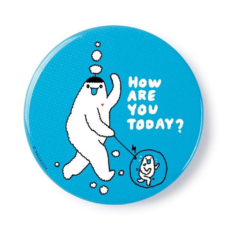 没事多运动／徽章 - 徽章/别针 - 其他金属 蓝色