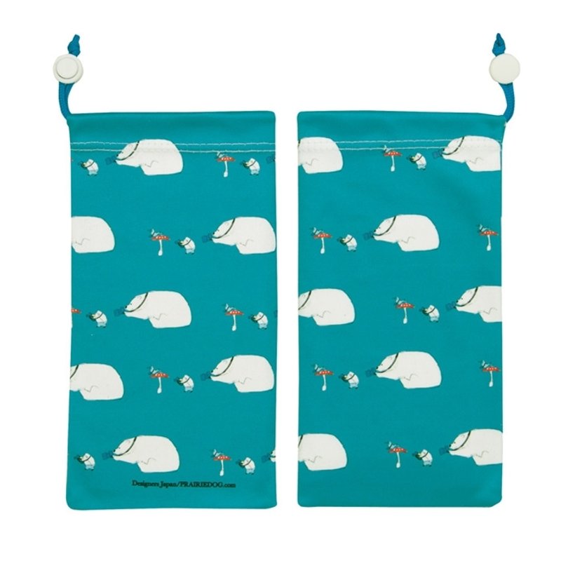 日本 KYUKYU 手机袋 - 北极熊 - 手机壳/手机套 - 其他材质 蓝色