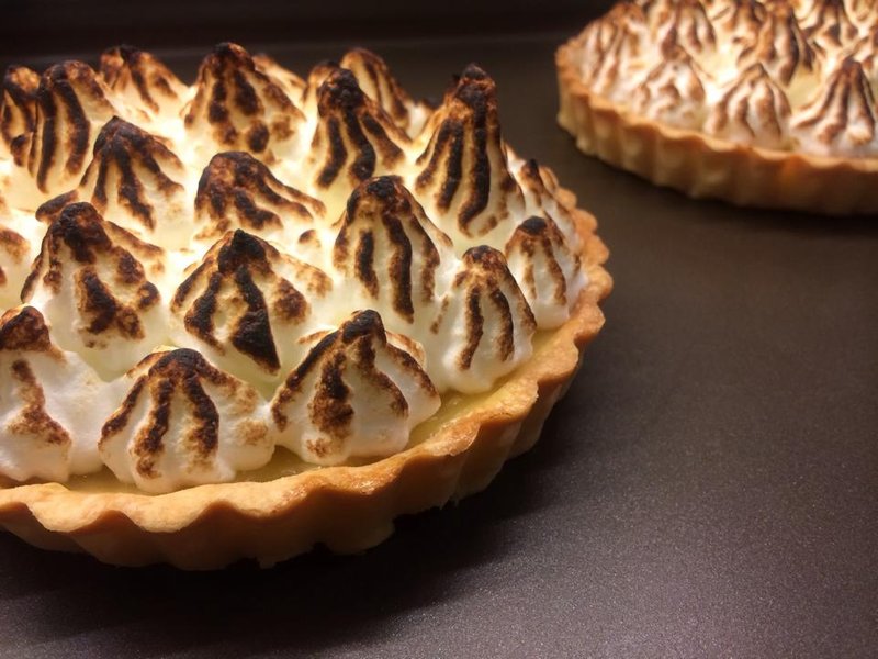 蛋白柠檬塔Protéines tour de citron - 咸派/甜派 - 新鲜食材 黄色